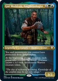 Gor Muldrak, Amphinologist (Foil Etched) [Commander Legends] | Exor Games Bridgewater