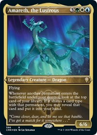 Amareth, the Lustrous (Foil Etched) [Commander Legends] | Exor Games Bridgewater