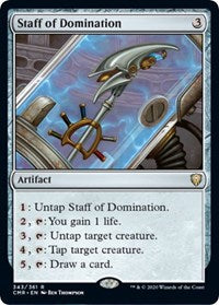 Staff of Domination [Commander Legends] | Exor Games Bridgewater