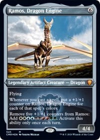 Ramos, Dragon Engine (Foil Etched) [Commander Legends] | Exor Games Bridgewater