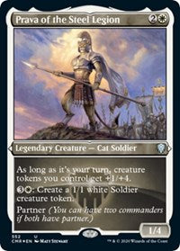 Prava of the Steel Legion (Foil Etched) [Commander Legends] | Exor Games Bridgewater