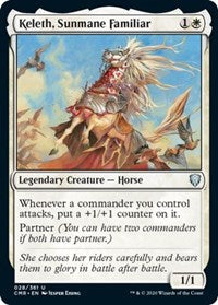 Keleth, Sunmane Familiar [Commander Legends] | Exor Games Bridgewater