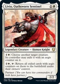 Livio, Oathsworn Sentinel [Commander Legends] | Exor Games Bridgewater