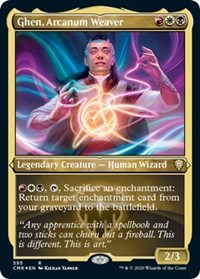 Ghen, Arcanum Weaver (Foil Etched) [Commander Legends] | Exor Games Bridgewater