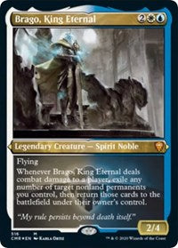 Brago, King Eternal (Foil Etched) [Commander Legends] | Exor Games Bridgewater