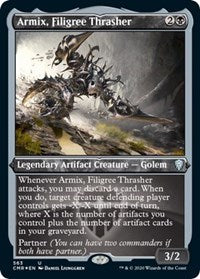 Armix, Filigree Thrasher (Foil Etched) [Commander Legends] | Exor Games Bridgewater