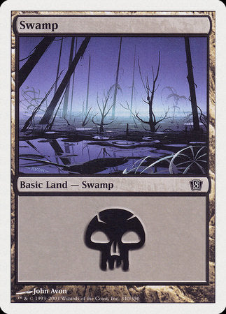 Swamp (340) [Eighth Edition] | Exor Games Bridgewater