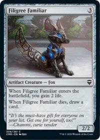 Filigree Familiar [Commander Legends] | Exor Games Bridgewater