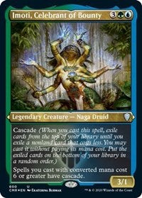 Imoti, Celebrant of the Bounty (Foil Etched) [Commander Legends] | Exor Games Bridgewater