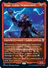 Toggo, Goblin Weaponsmith (Foil Etched) [Commander Legends] | Exor Games Bridgewater