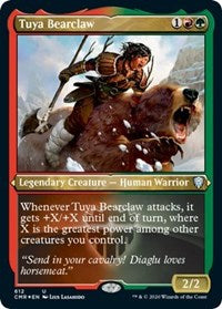 Tuya Bearclaw (Foil Etched) [Commander Legends] | Exor Games Bridgewater