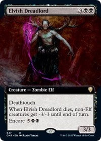 Elvish Dreadlord (Extended Art) [Commander Legends] | Exor Games Bridgewater