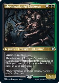 Abomination of Llanowar (Foil Etched) [Commander Legends] | Exor Games Bridgewater