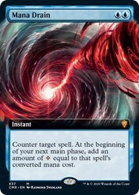 Mana Drain (Extended Art) [Commander Legends] | Exor Games Bridgewater