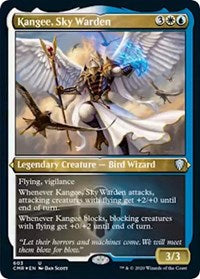 Kangee, Sky Warden (Foil Etched) [Commander Legends] | Exor Games Bridgewater