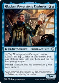 Glacian, Powerstone Engineer [Commander Legends] | Exor Games Bridgewater