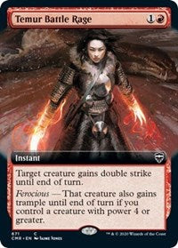 Temur Battle Rage (Extended Art) [Commander Legends] | Exor Games Bridgewater