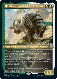 Hamza, Guardian of Arashin (Foil Etched) [Commander Legends] | Exor Games Bridgewater