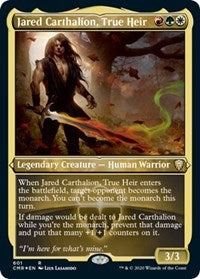 Jared Carthalion, True Heir (Foil Etched) [Commander Legends] | Exor Games Bridgewater