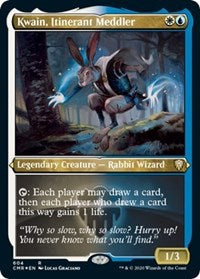 Kwain, Itinerant Meddler (Foil Etched) [Commander Legends] | Exor Games Bridgewater