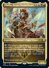 Obeka, Brute Chronologist (Foil Etched) [Commander Legends] | Exor Games Bridgewater