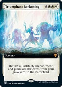 Triumphant Reckoning (Extended Art) [Commander Legends] | Exor Games Bridgewater