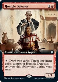 Humble Defector (Extended Art) [Commander Legends] | Exor Games Bridgewater