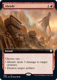 Abrade (Extended Art) [Commander Legends] | Exor Games Bridgewater