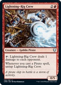 Lightning-Rig Crew [Commander Legends] | Exor Games Bridgewater