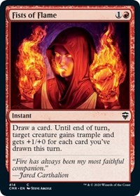 Fists of Flame [Commander Legends] | Exor Games Bridgewater