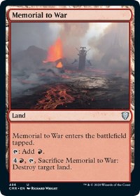 Memorial to War [Commander Legends] | Exor Games Bridgewater
