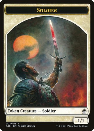 Soldier Token (003) [Masters 25 Tokens] | Exor Games Bridgewater