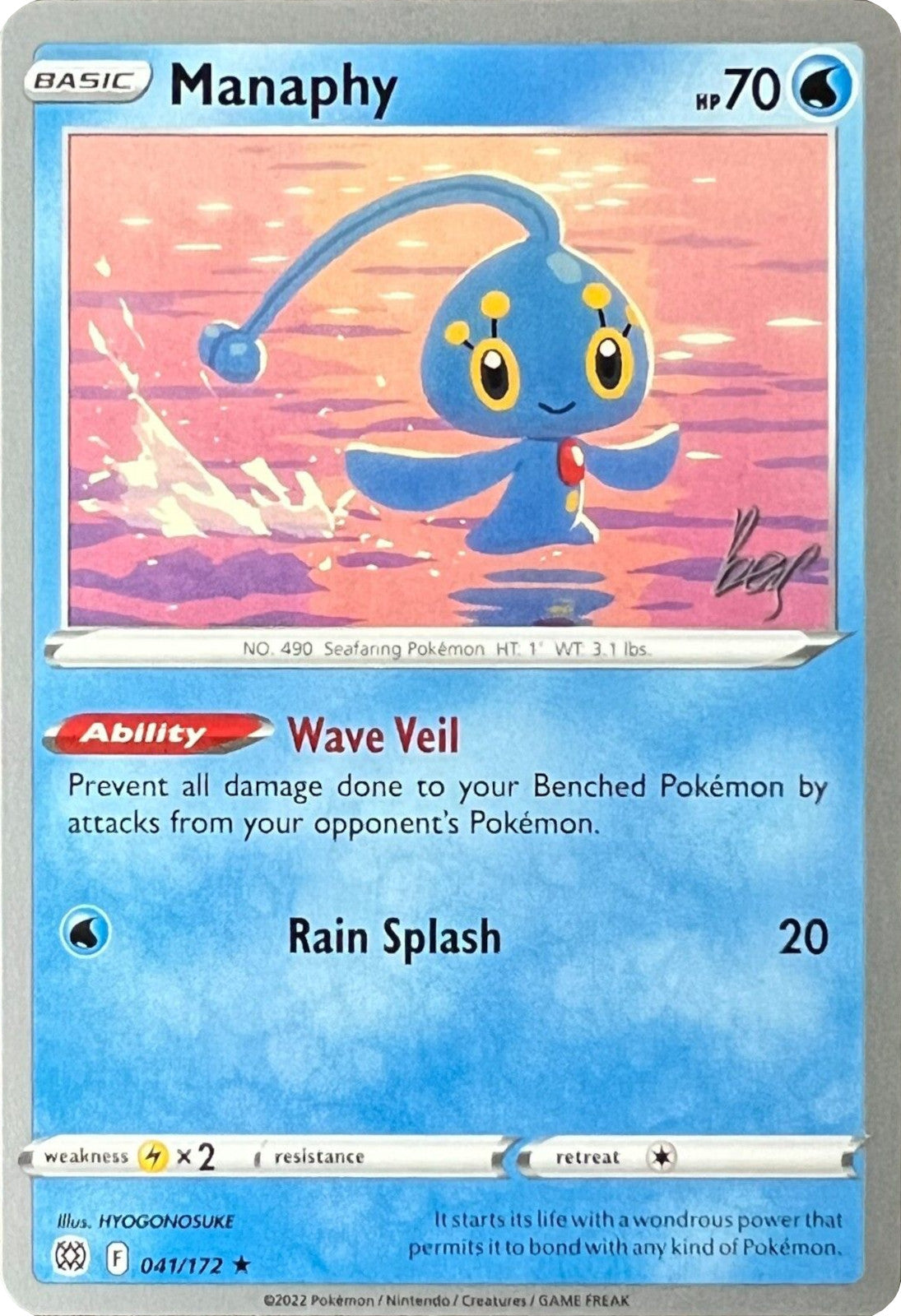 Manaphy (041/172) (Cheryl Again - Sebastian Lashmet) [World Championships 2022] | Exor Games Bridgewater