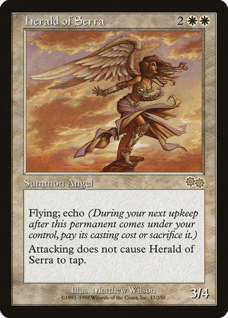 Herald of Serra [Urza's Saga] | Exor Games Bridgewater