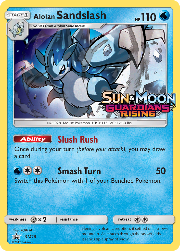 Alolan Sandslash (SM18) (Prerelease Promo) [Sun & Moon: Black Star Promos] | Exor Games Bridgewater