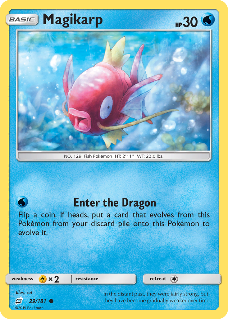 Magikarp (29/181) [Sun & Moon: Team Up] | Exor Games Bridgewater