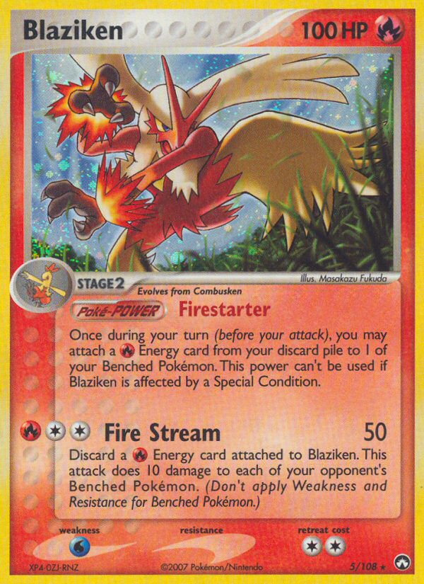 Blaziken (5/108) [EX: Power Keepers] | Exor Games Bridgewater