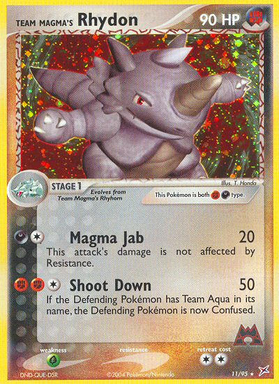 Team Magma's Rhydon (11/95) [EX: Team Magma vs Team Aqua] | Exor Games Bridgewater