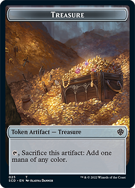 Treasure // Treasure Double-Sided Token [Starter Commander Decks] | Exor Games Bridgewater