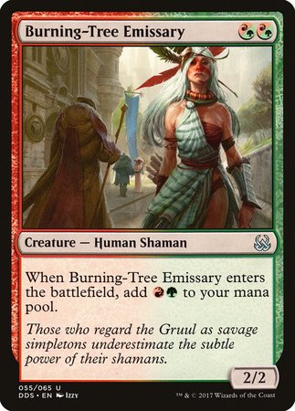 Burning-Tree Emissary [Duel Decks: Mind vs. Might] | Exor Games Bridgewater