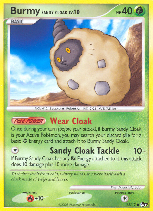 Burmy Sandy Cloak (12/17) [POP Series 7] | Exor Games Bridgewater