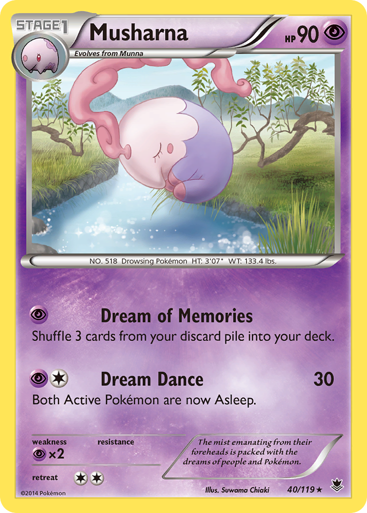 Musharna (40/119) [XY: Phantom Forces] | Exor Games Bridgewater