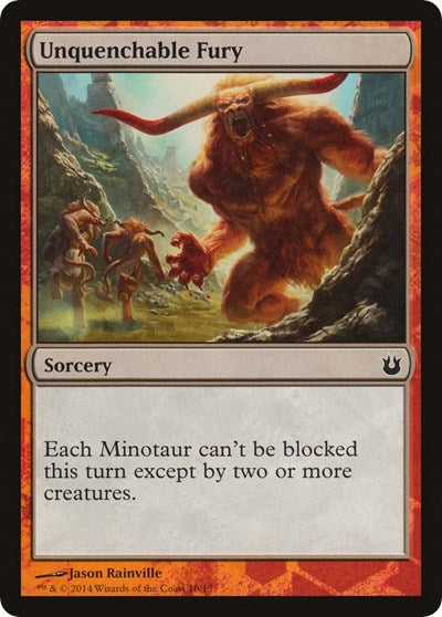 Unquenchable Fury [Hero's Path Promos] | Exor Games Bridgewater