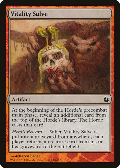 Vitality Salve [Hero's Path Promos] | Exor Games Bridgewater