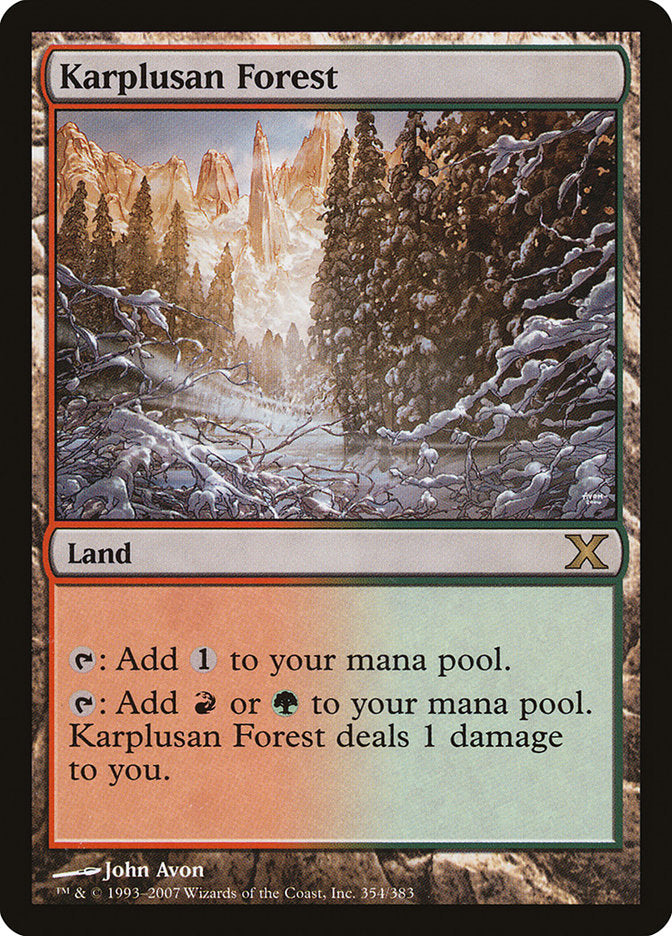 Karplusan Forest [Tenth Edition] | Exor Games Bridgewater