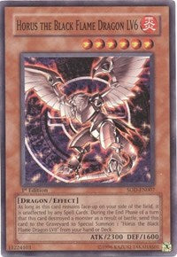 Horus the Black Flame Dragon LV6 [SOD-EN007] Super Rare | Exor Games Bridgewater