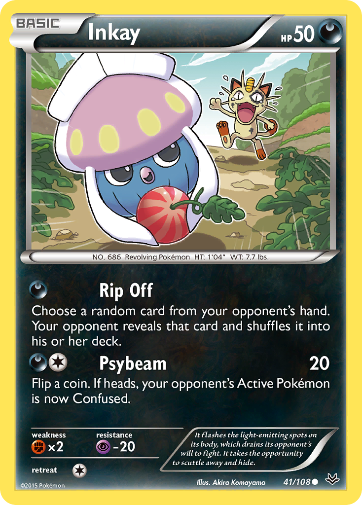 Inkay (41/108) [XY: Roaring Skies] | Exor Games Bridgewater