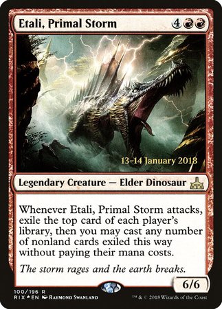 Etali, Primal Storm [Rivals of Ixalan Promos] | Exor Games Bridgewater