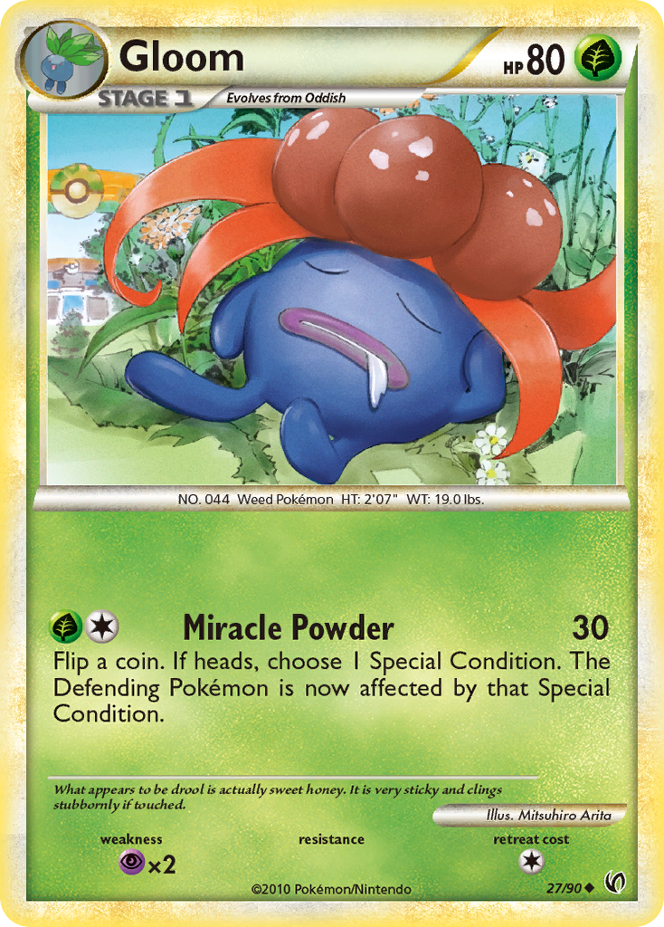 Gloom (27/90) [HeartGold & SoulSilver: Undaunted] | Exor Games Bridgewater