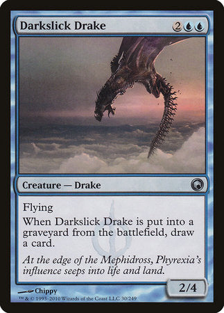 Darkslick Drake [Scars of Mirrodin] | Exor Games Bridgewater